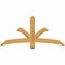 Ekena Millwork Davenport Rough Sawn Timber Gable Bracket, Western Red Cedar, 60"W x 27"H x 2"D x 4"F, 11/12 Pitch GBW060X27X0204DAV00RWR - alternate 1